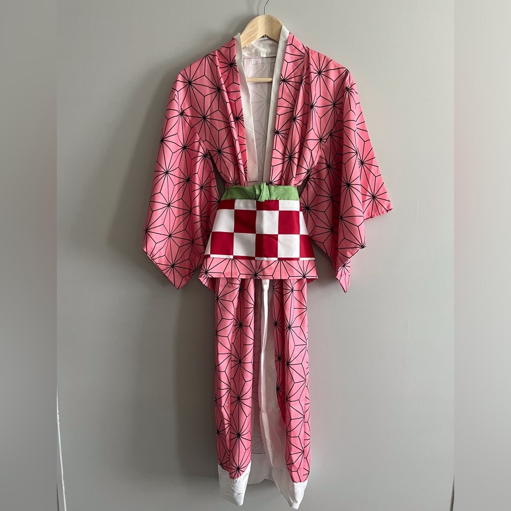 Demon Slayer Nezuko Kids Costume Size M *Not Complete Set